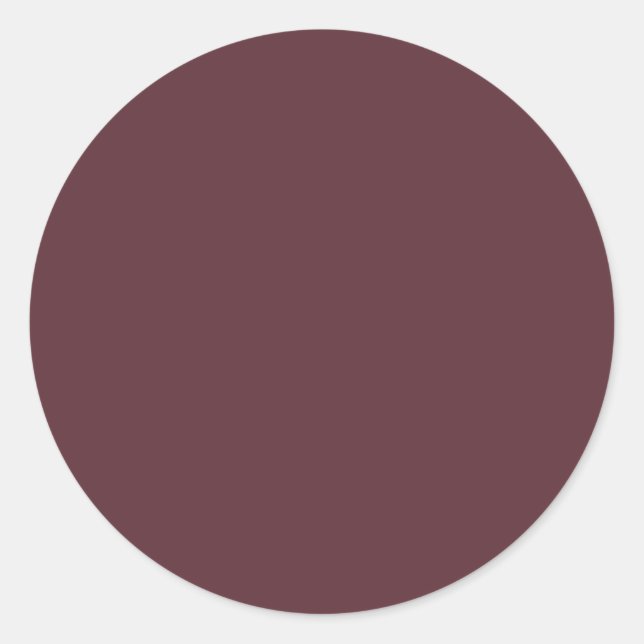 Adesivo Cor Sólida do Maroon Profundo (Frente)