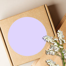Adesivo Cor Sólida Lilac do Pastel | Clássico | Elegante