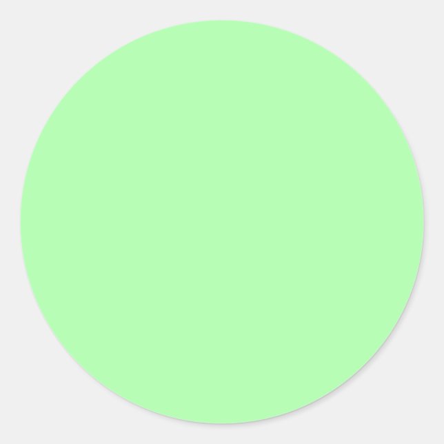 Adesivo Cor Sólida Moderno Verde Menta Branco (Frente)