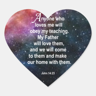 Adesivo Coração 14:23 de John