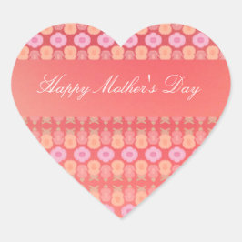 Adesivo Coração 20 Dias de as mães de forma cardíaca com 20 peças