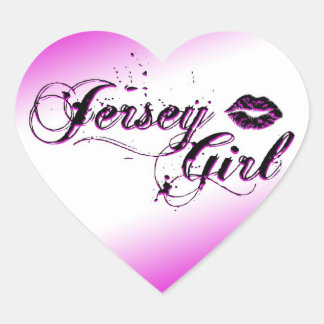 Adesivo Coração 20 Jersey Girl Stickers