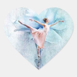 Adesivo Coração A Ballerina