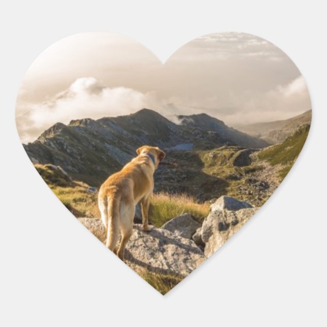 Adesivo Coração A jornada (Frente)