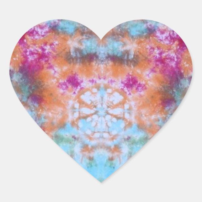 Adesivo Coração Abstrato do Urso de Prism (Frente)