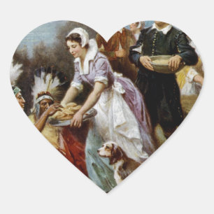 Adesivo Coração Ação de Graças de 1rua