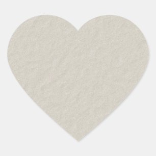 Adesivo Coração Acessórios de papel texturizado Beige que você pod