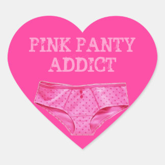 Adesivo Coração ADDICT DE PINK PANTY (adesivo cardíaco)