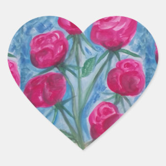 ADESIVO CORAÇÃO ADORA OS CORAÇÃO PELA ARTISTA PAULA REILLY.