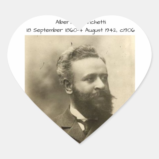 Adesivo Coração Alberto Franchetti c1906 (Frente)