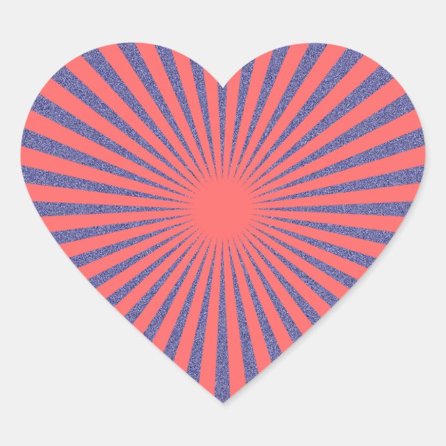 Adesivo Coração Alvo Vermelho - (Frente)