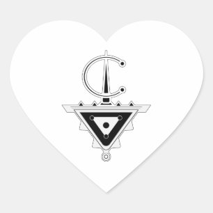 Adesivo Coração Amazigh Berber Tazerzit Sticker