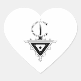 Adesivo Coração Amazigh Berber Tazerzit Sticker
