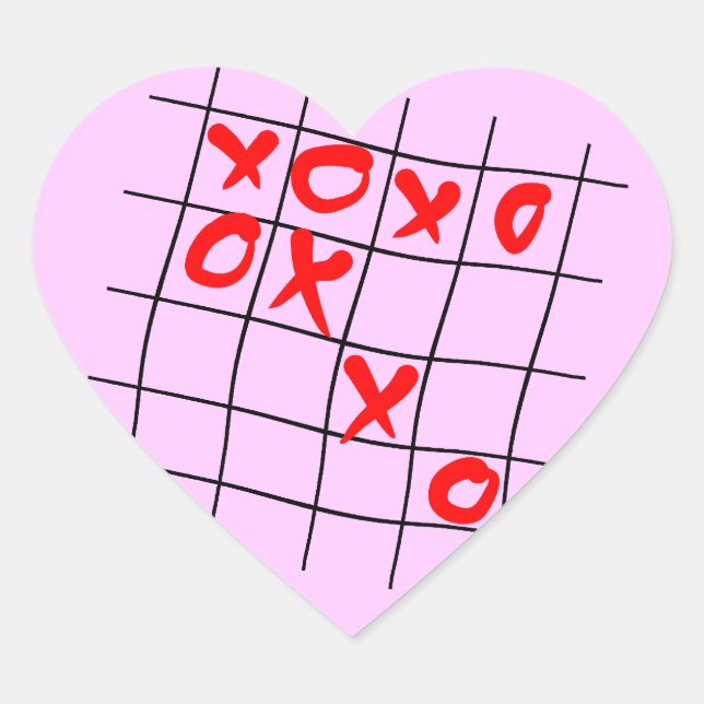 Adesivo Coração Amo-te. (Frente)