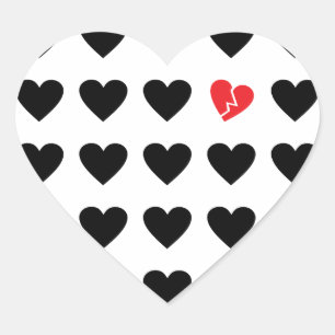 Adesivo Coração amor