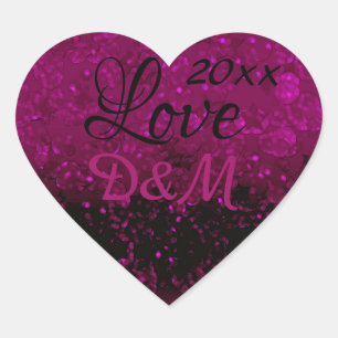 Adesivo Coração Amor, adesivos, coração, casamento, noivado, Val