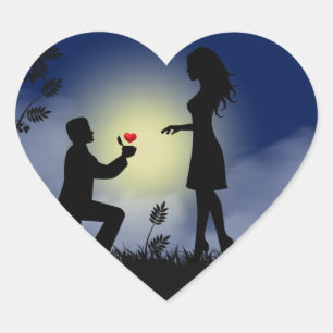 Adesivo Coração Amor verdadeiro