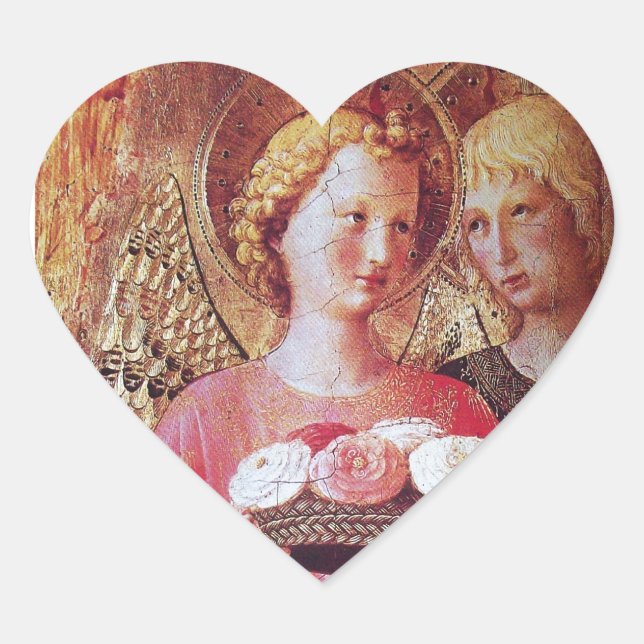 ADESIVO CORAÇÃO ÂNGULO COM ROSAS (Frente)