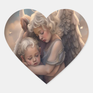 Adesivo Coração Ângulos