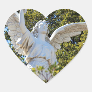 Adesivo Coração Anjo da Revelação
