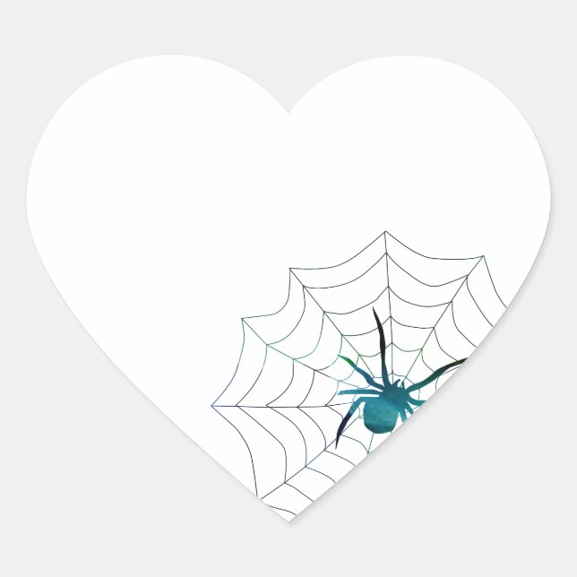 Adesivo Coração Aranha (Frente)