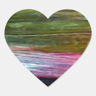 Adesivo Coração Arte Acidental