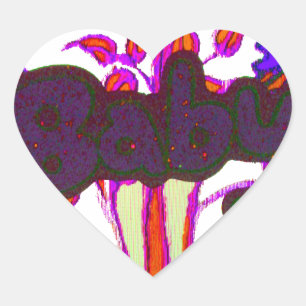 Adesivo Coração Arte do Coração Queniano: Eu Amo o Quênia