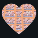 Adesivo Coração Arte Exclusiva e Elegante com Padrão de Coração pa<br><div class="desc">Arte Única e Elegante com Coração para Todas as Idades</div>