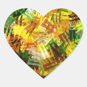 ADESIVO CORAÇÃO ÁRVORES DE VERÃO