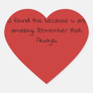 Adesivo Coração Ato aleatório de bondade presente - viciante de am