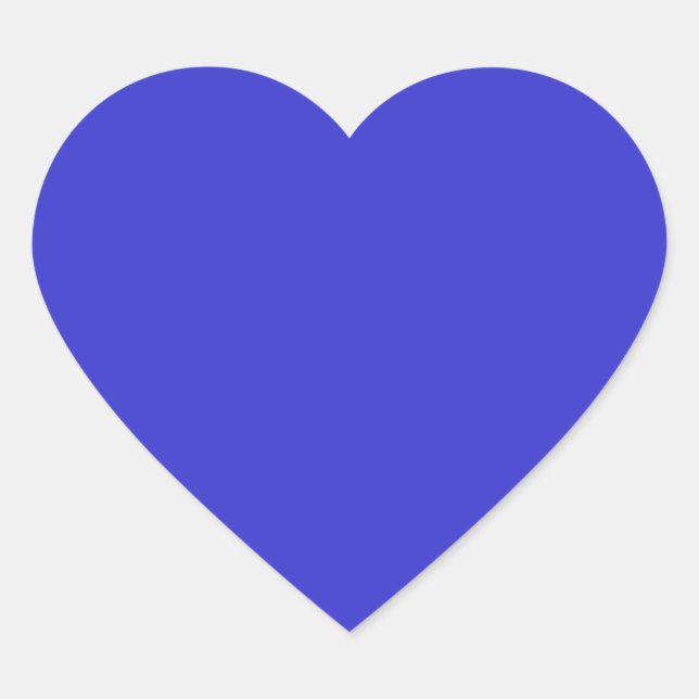 Adesivo Coração Azul (Frente)