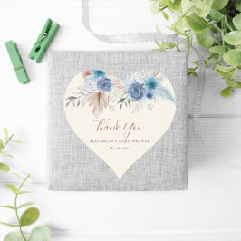 Adesivo Coração Balão azul Rosa Boho Floral do Urso Vermelho