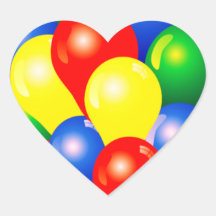 Balões coloridos festa de aniversário