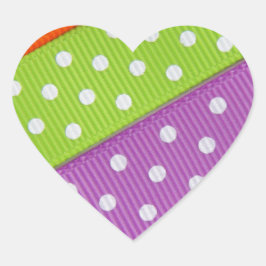 Adesivo Coração Banda com múltiplas cores