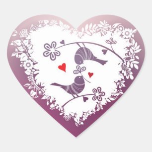 Adesivo Coração Bares de Amor Bonito com Dia de os namorados de Co