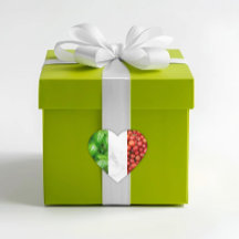 Basil White Marble and Tomato Italian Flag 