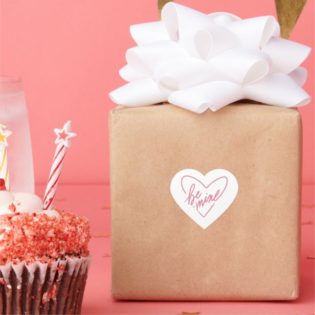 ADESIVO CORAÇÃO BE MINE  (Festa)