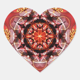 Adesivo Coração Bee Green