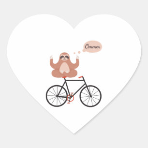 Adesivo Coração Bicicleta MTB Sloth Idea