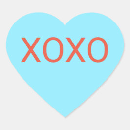 Adesivo Coração Blue Heart Candy