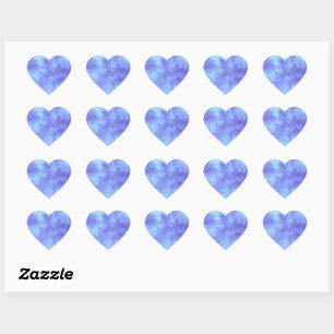 Adesivo Coração Blue Storm Heart Sticker