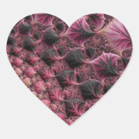 Boho Funky Eclectic Cor-de-rosa Abstrato Fractal