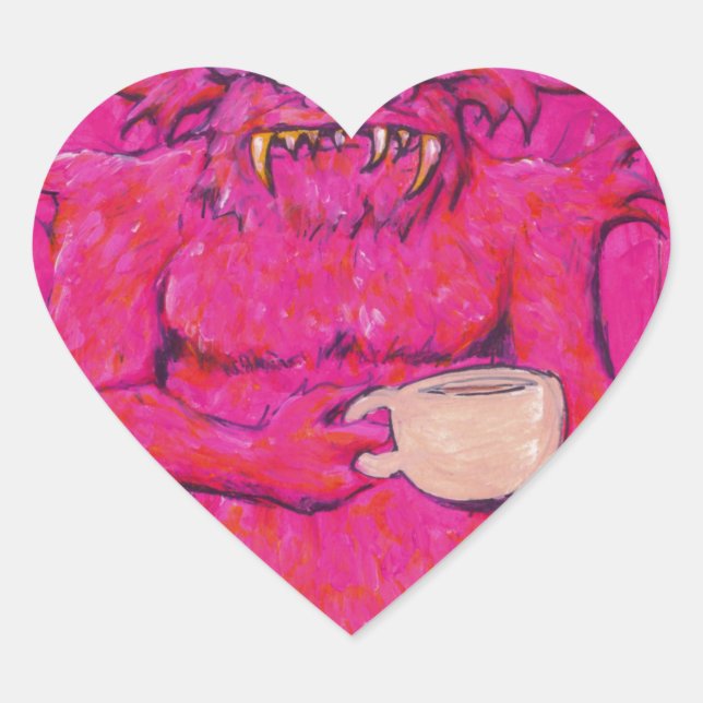 Adesivo Coração Bom dia! (Frente)