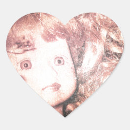 Adesivo Coração boneca