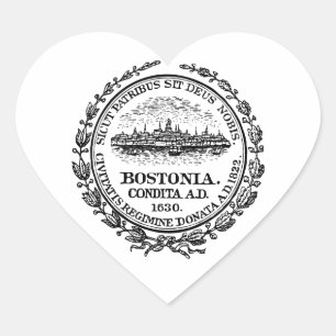 Adesivo Coração Boston Seal