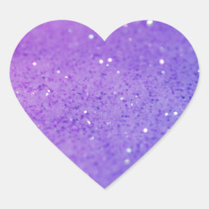 Adesivo Coração Brilho roxo brilhante - brilhante, Sparkles