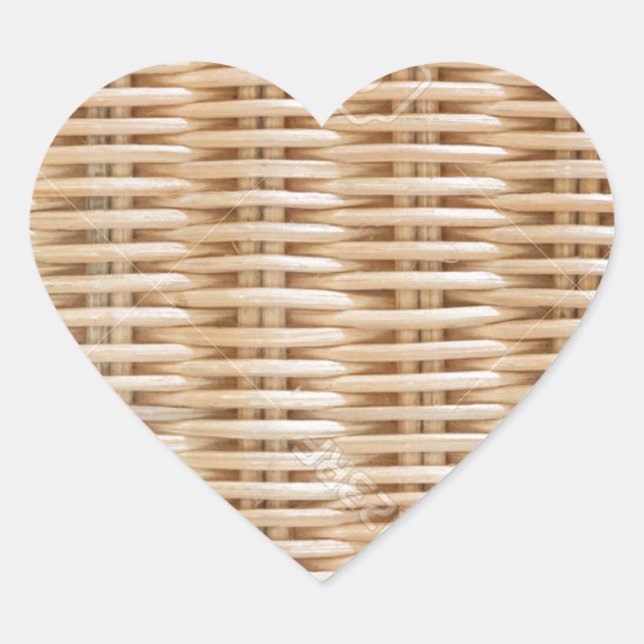 Adesivo Coração bulrush (Frente)