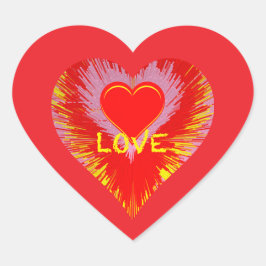 Adesivo Coração Bursting Heart