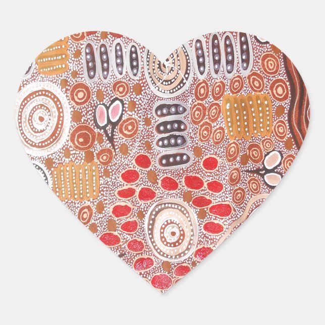 Adesivo Coração Bush Tucker (Frente)