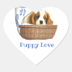 Adesivo Coração cachorrinho